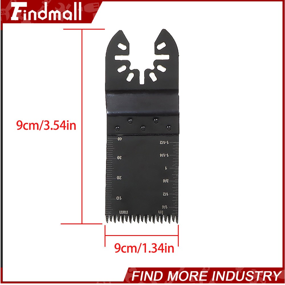 Findmall 50Pcs 1-3/8" Multi Tool Blades Oscillating Tool for Wood and Metal