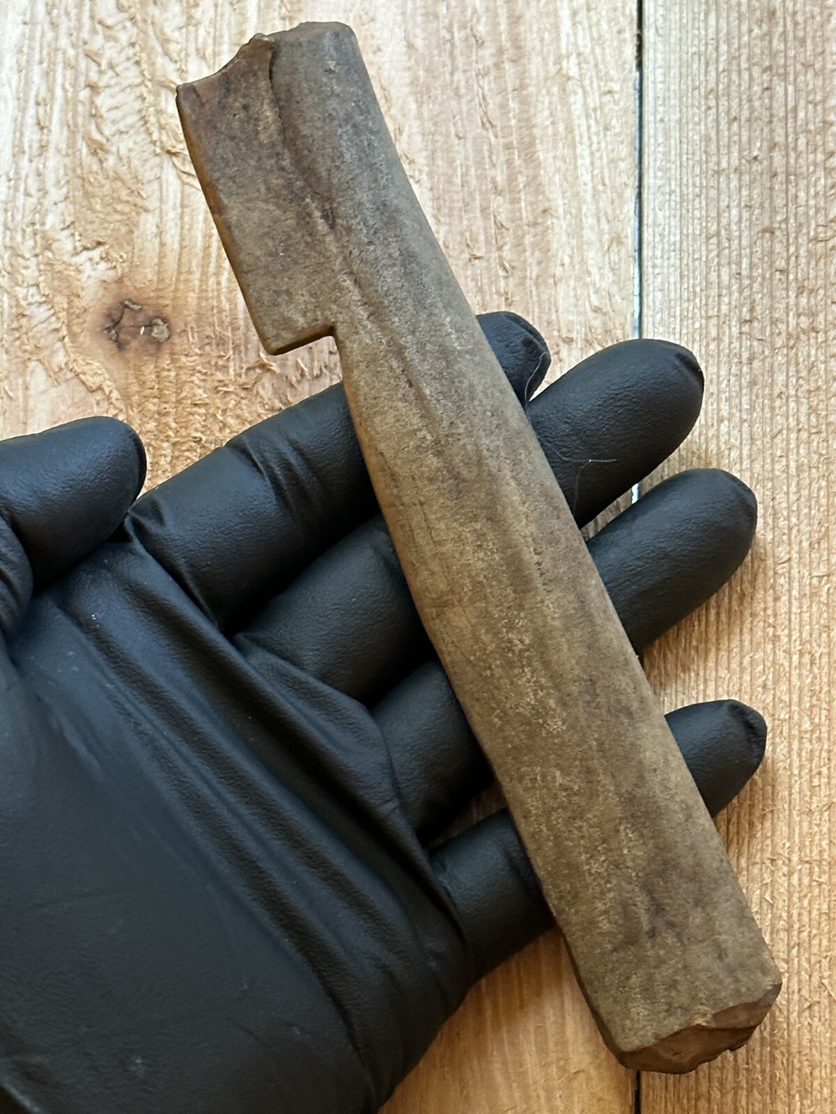 Tomachee Artifacts 👣 ESKIMO INUITS LARGE 7” FISHING NET GAUGE BERING SEA AK 🔥