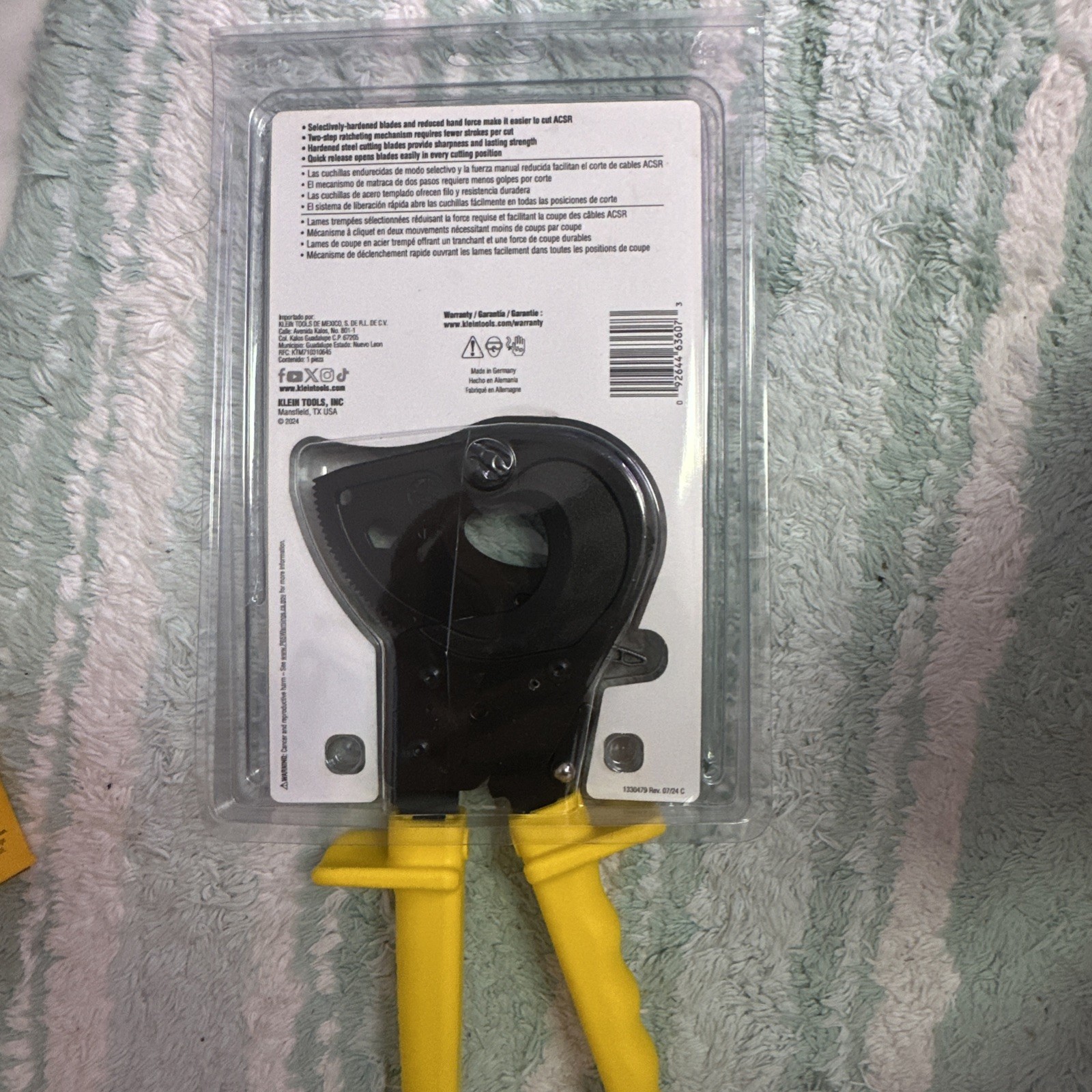 Klein Tools 63607 Ratchet Cable Cutter