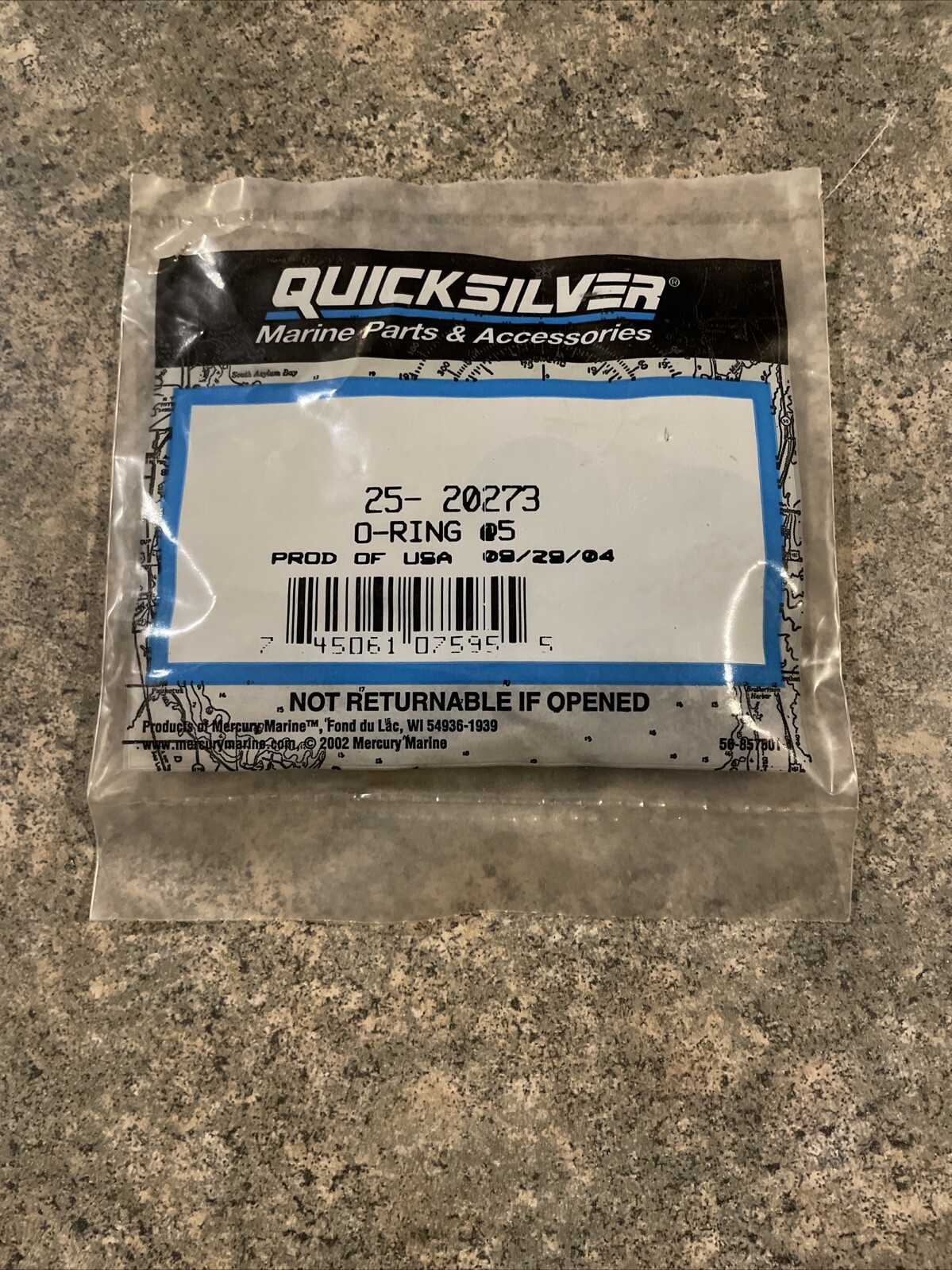 QUICKSILVER MERCURY 25-20273 O'RINGS NOS Qty-4