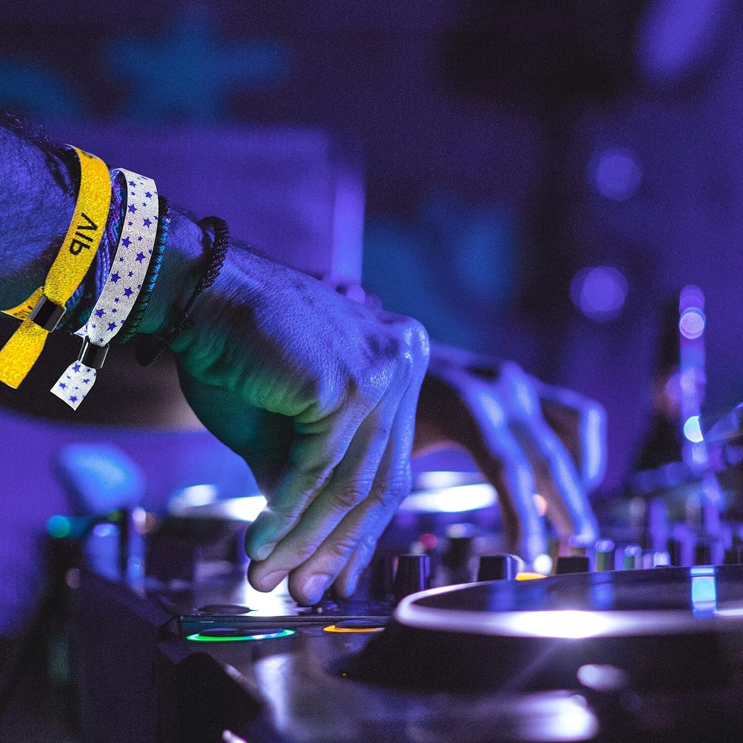 Cloth event Wristbands, Secure and Stylish Admission Band for Events 100pcs