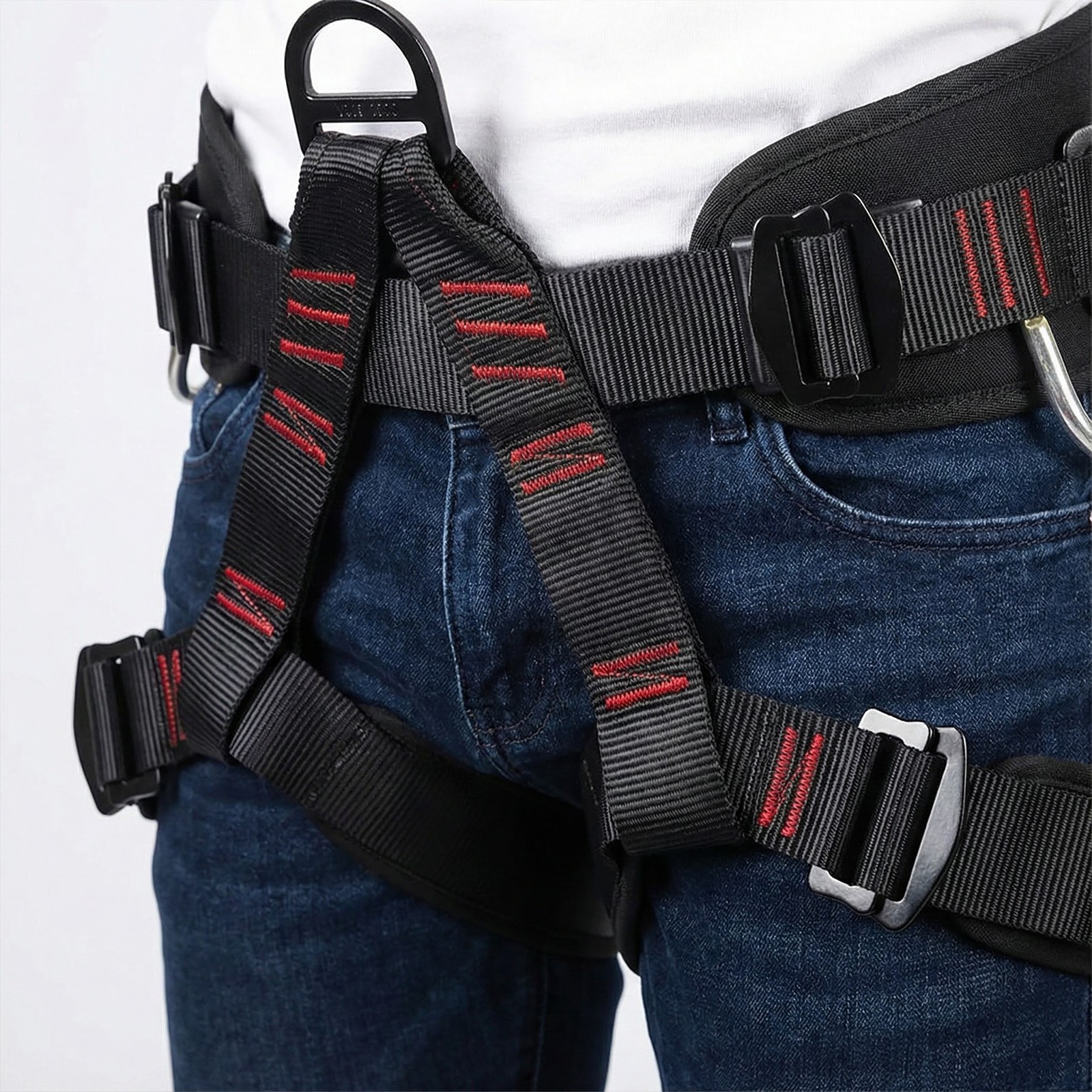 Adjustable Half Body Safety Belt for Rock Climbing Fire Rescuing Caving