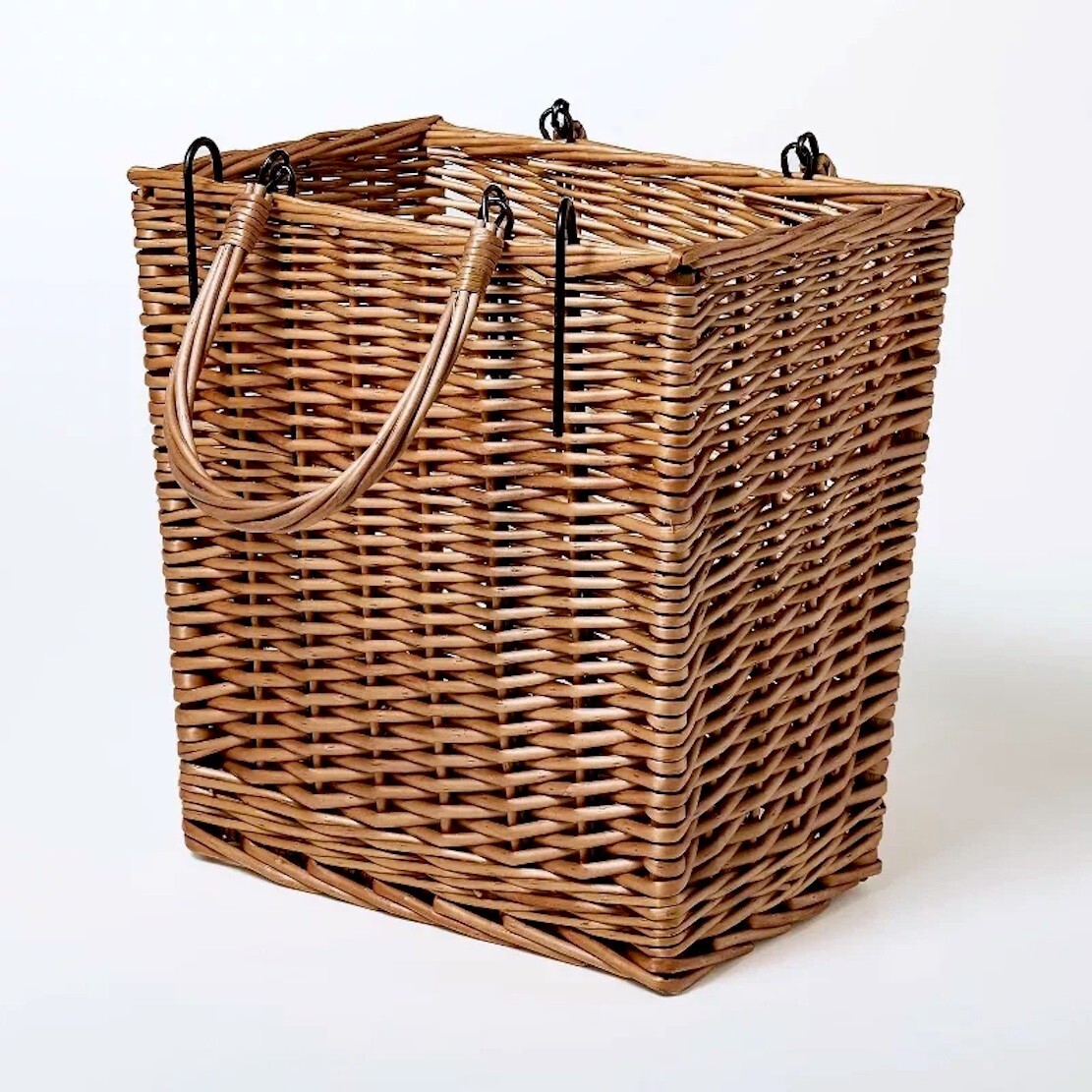 NWT Kate Spade x Target Large Woven Willow Wicker Bicycle Basket