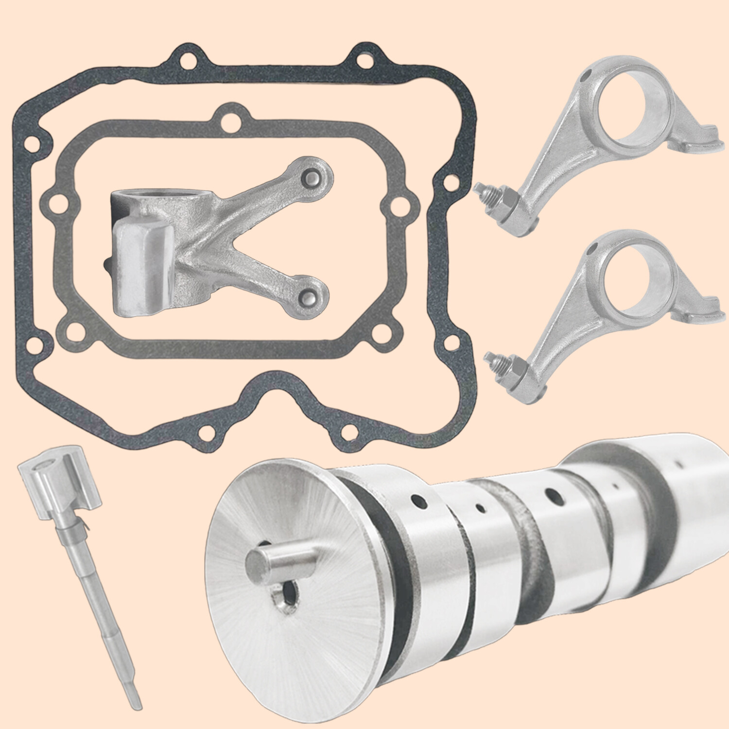 Camshaft & Rocker Arms w/Gasket Kits for Polaris Ranger 400 500 Scrambler 500