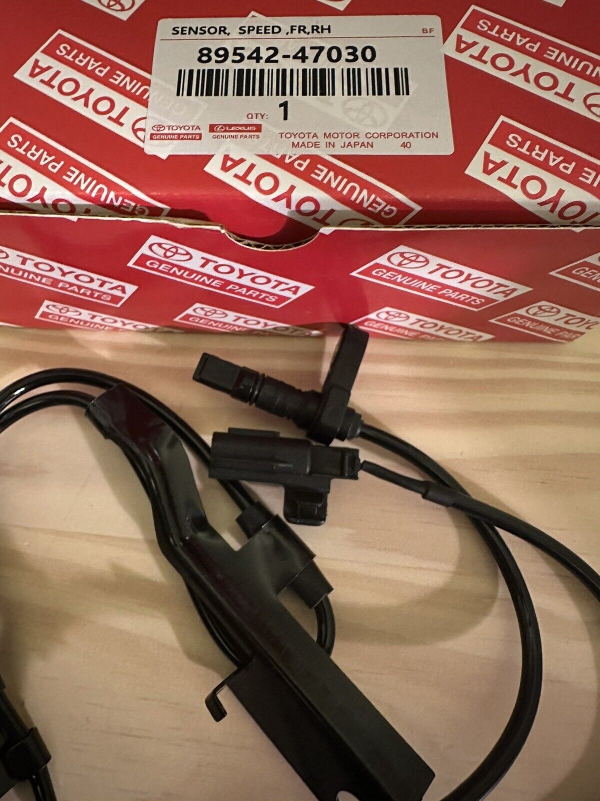 OEM ABS Wheel Speed Sensor Front Right Prius 2010-2015 Prius C 2013 89542-47030