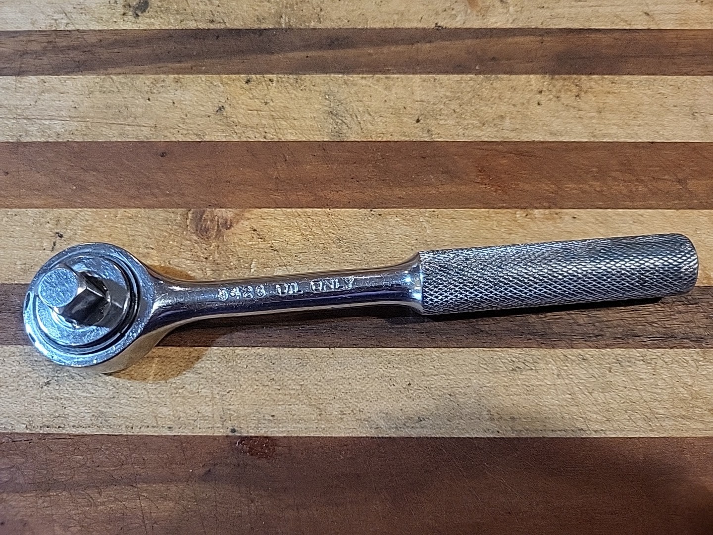 Wright 3426 Ratchet 3/8" Dr. Knurled Ratchet. USA 🇺🇸 EUC 🔥