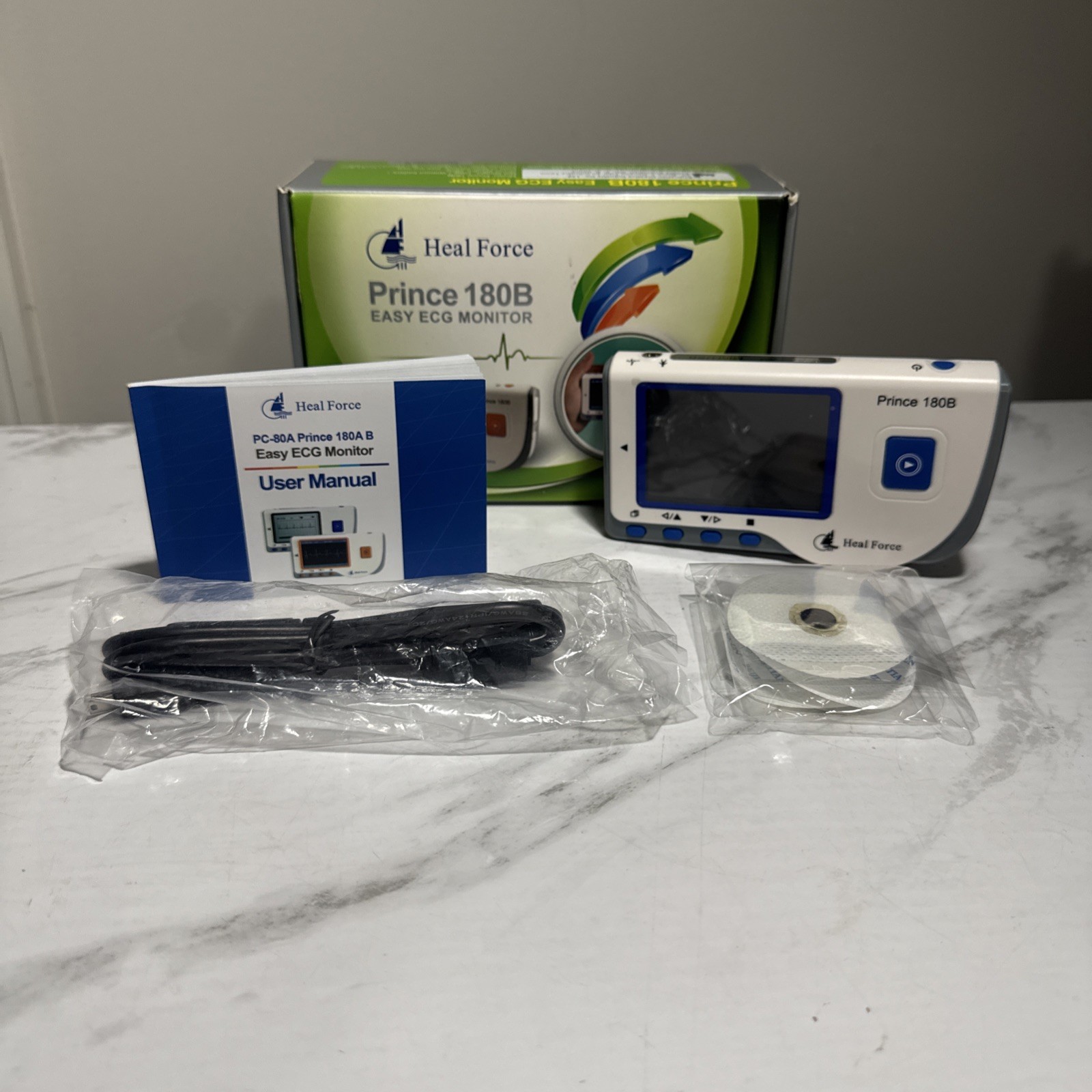 Heal Force Prince 180B Handheld ECG EKG  Heart Rate Monitor Home Medical Care