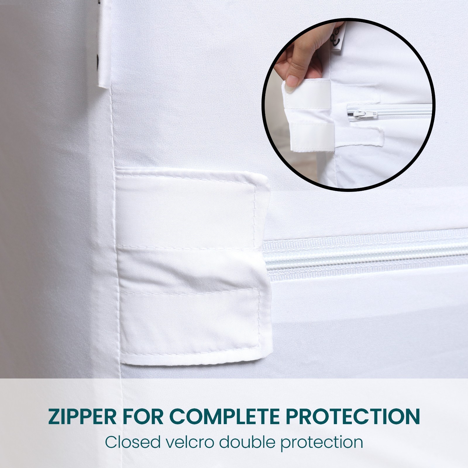 Zippered Mattress Encasement Waterproof Protector Hypoallergenic Mattress Cover