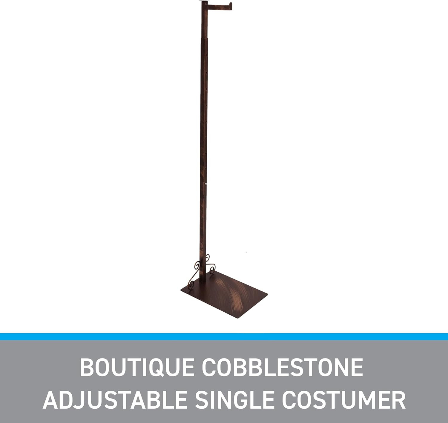 Costumer Clothing Display Copper Boutique Butler Valet Garment Adjustable 72"