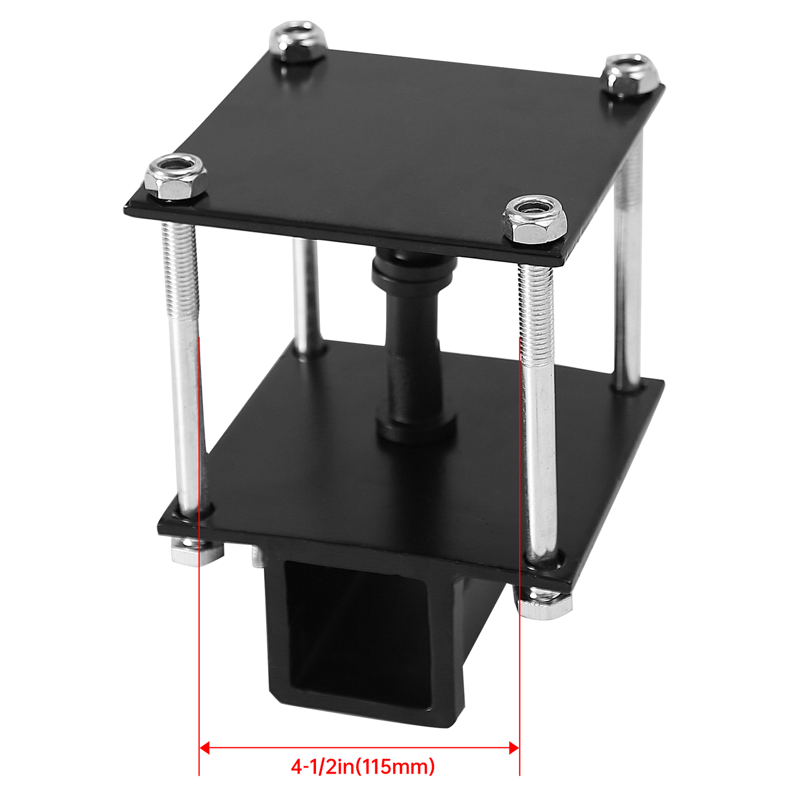 RV Camper 4" or 4-1/2" Bumper Mount Hitch Receiver Adapter for Bike Toter Cargo