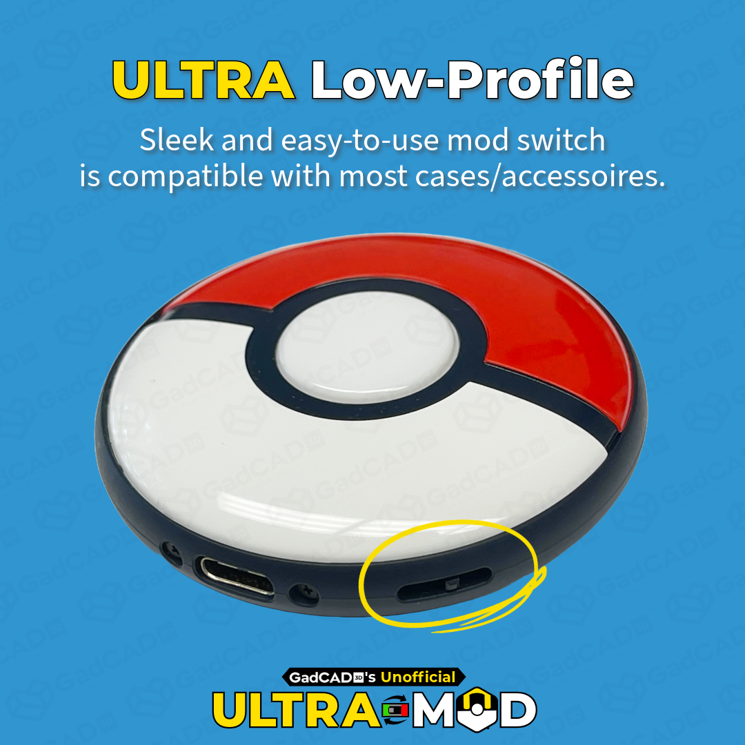 ULTRA MOD Mail-In Service for Pokémon Go Plus + | Dim LEDs (Device NOT included)