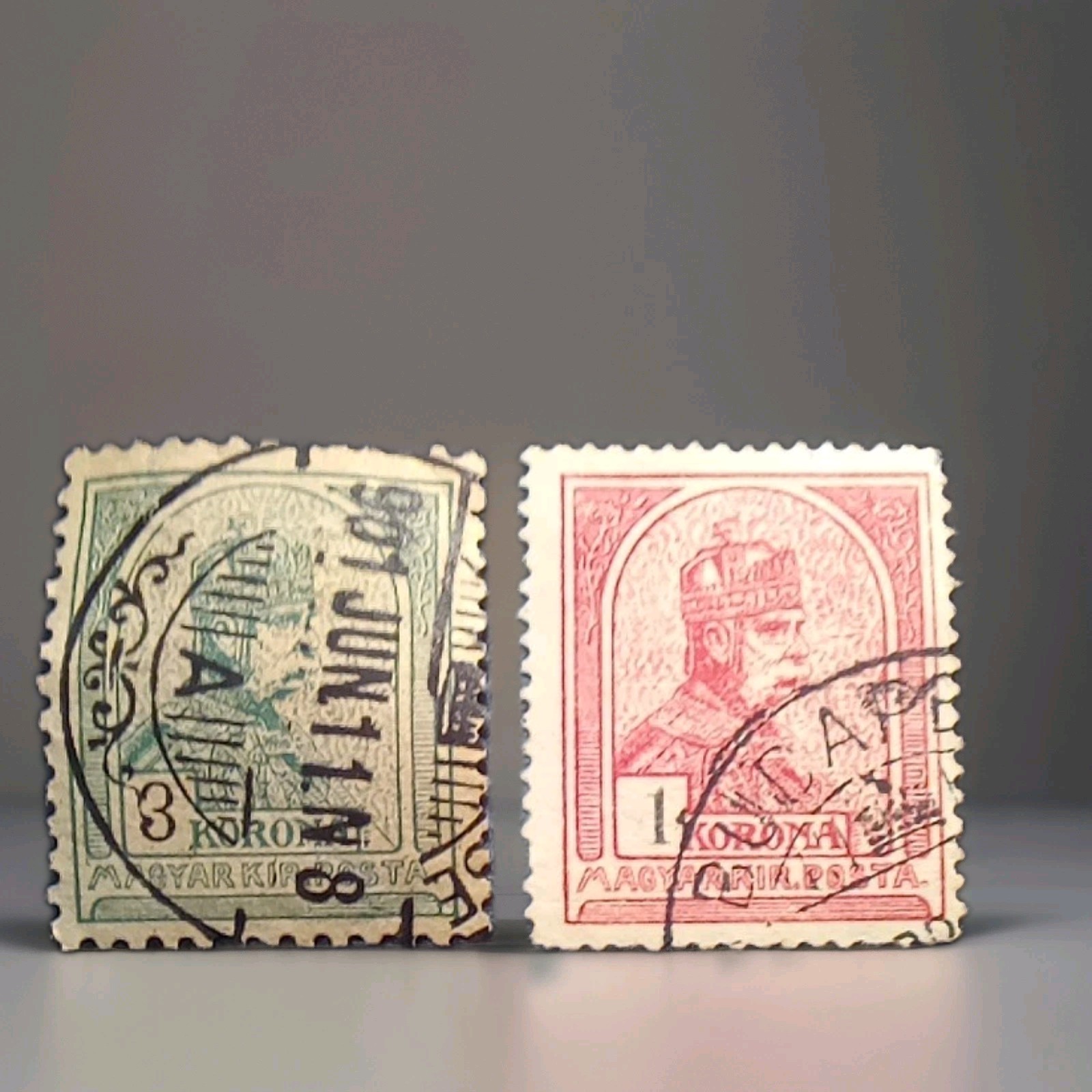 1900s Hungry Stamps A Set Of 4 OfThem3k Sea Green&2Kblue SuperHighScottValue!