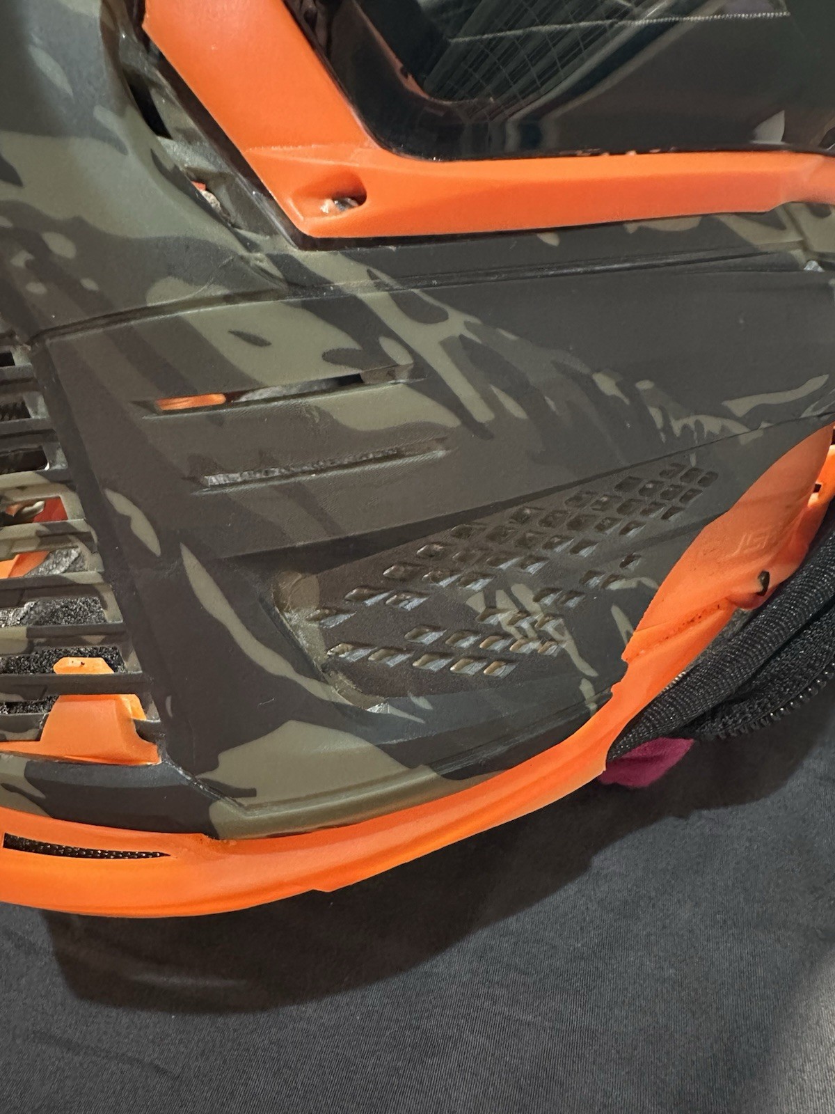 Push Unite Limited Edition Camo And Orange Paintball Goggles