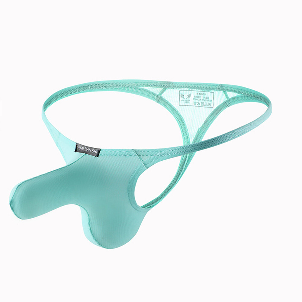 Elephant Nose Underwear Lingerie Sexy Briefs Thongs G-String Mens Pouch Panties