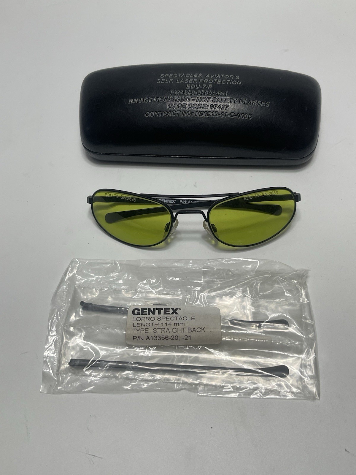 Air Force Sunglasses Gentex Laser Eye Protection