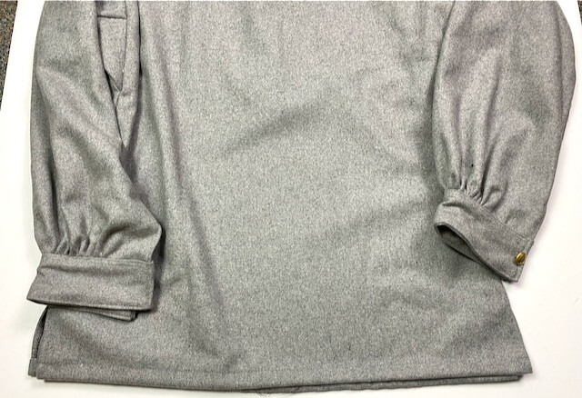 INDIAN WARS US ARMY INFANTRY CAVALRY M1874 GREY FLANNEL SHIRT- SIZE XL (45-48R)