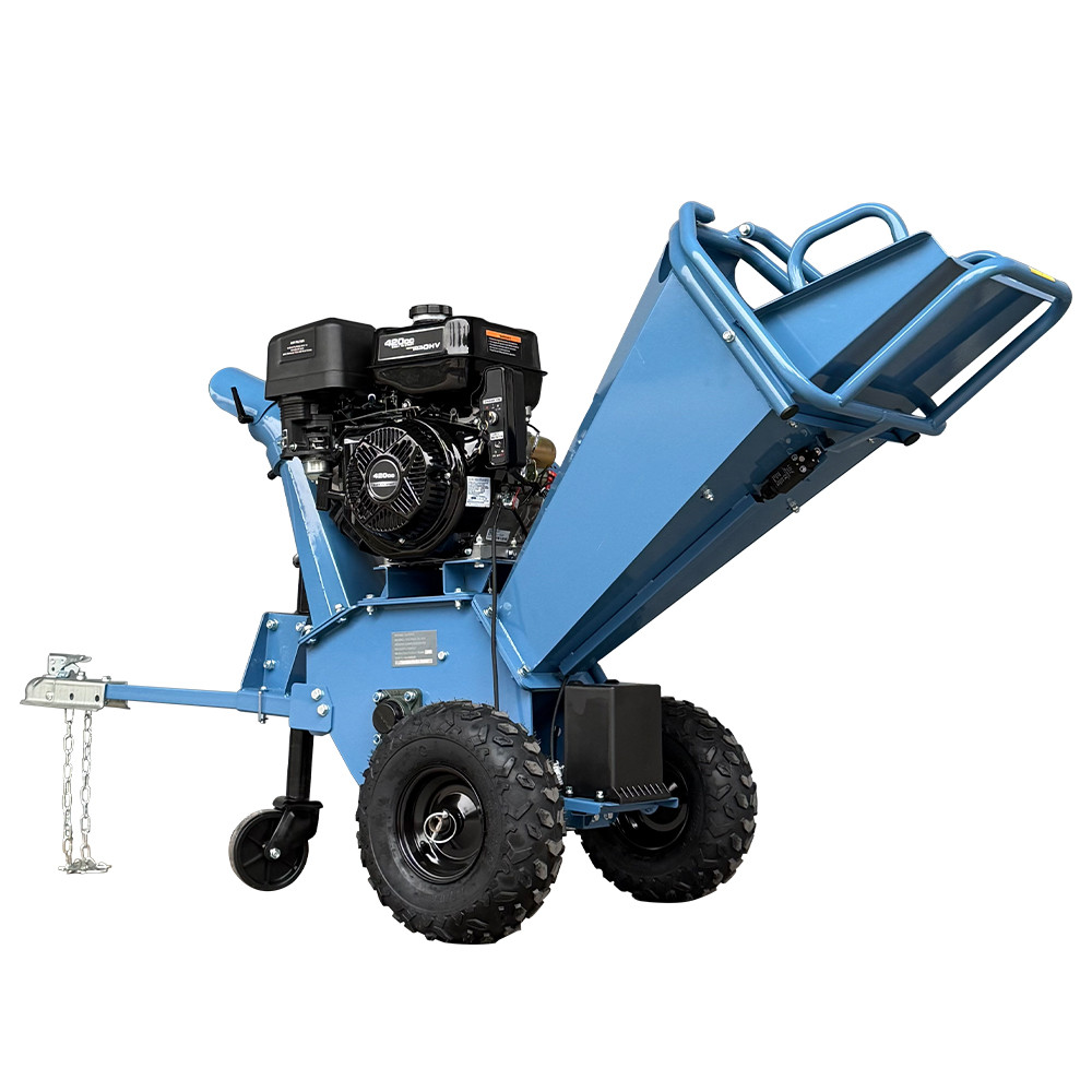 420cc 15hp Gas Powered E-start 5'' Wood Chipper With Towbar USA STOCK FREE SHIP