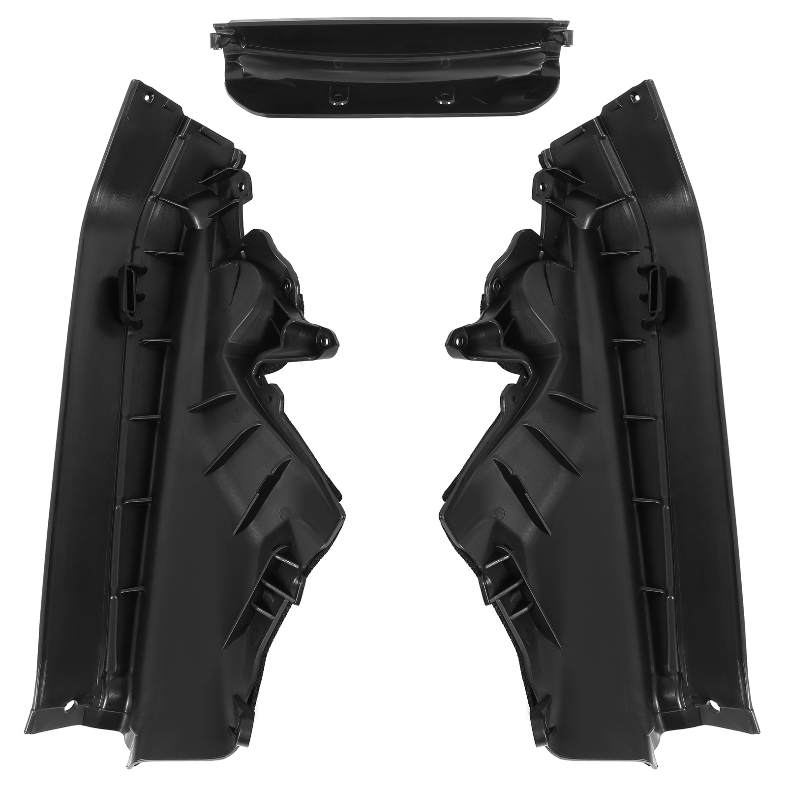 3PCS Engine Upper Cover Compartment Partition Panel For BMW X5 X6 E70 E71 06-14