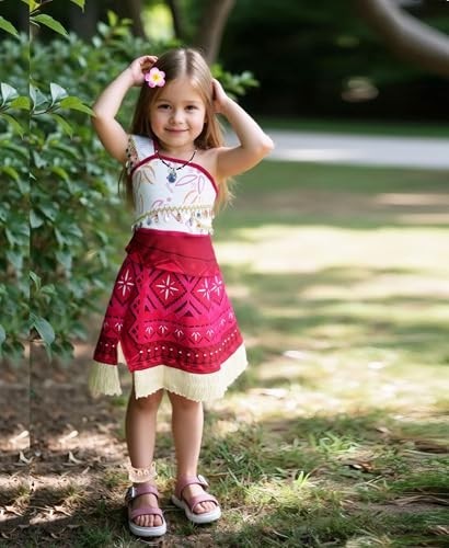 Girls' Princess Dress Up Costume - Ocean Adventure Party Outfit with Accessories