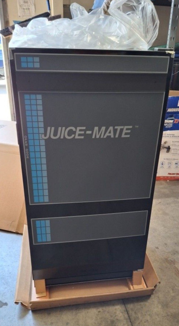 Juice Mate Refrigerated Coin Operated Can Vending Machine Model FMR1 - Brand New