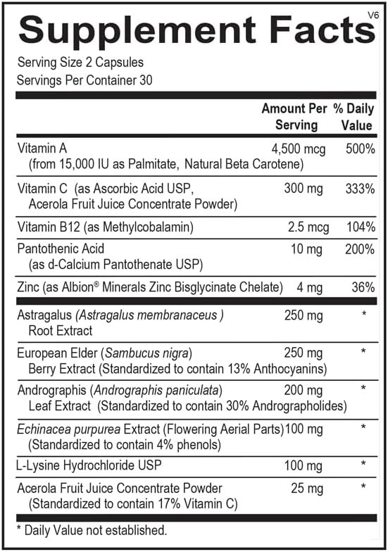 Viracid Immune Support Supplement 60 Capsules – Boost Immunity – free