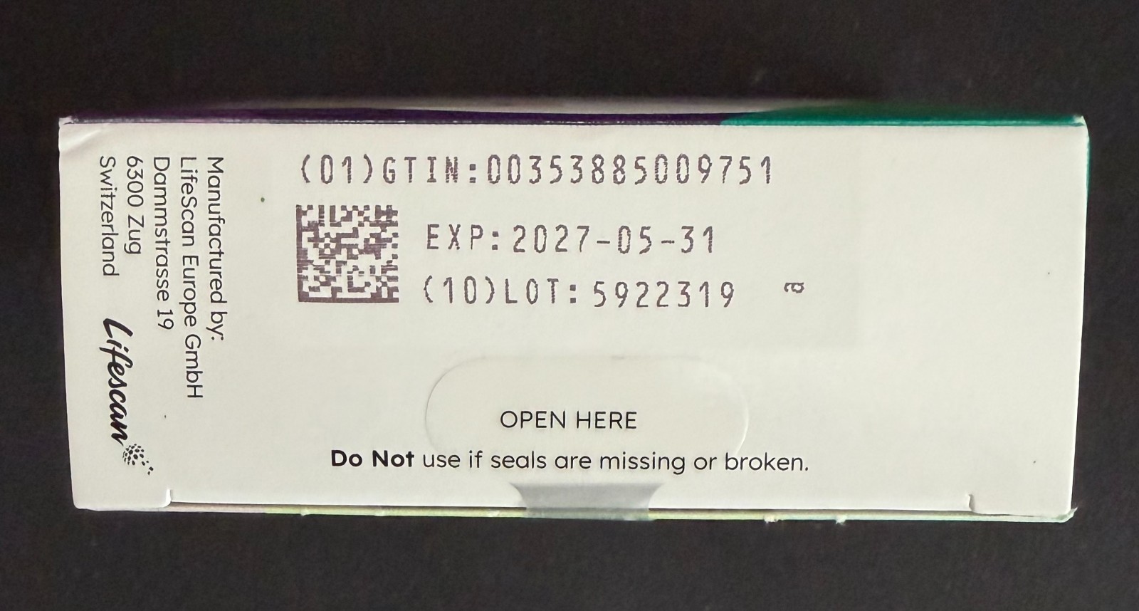 100 One Touch Verio Test Strips New Sealed Boxes. Exp 05/31/2027