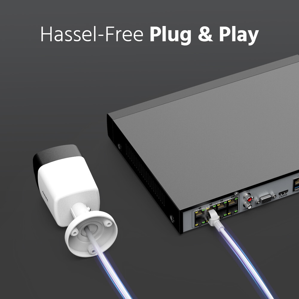 ANNKE 16CH 12MP NVR 3K 5MP POE AI Security Camera System Audio Recording H.265+