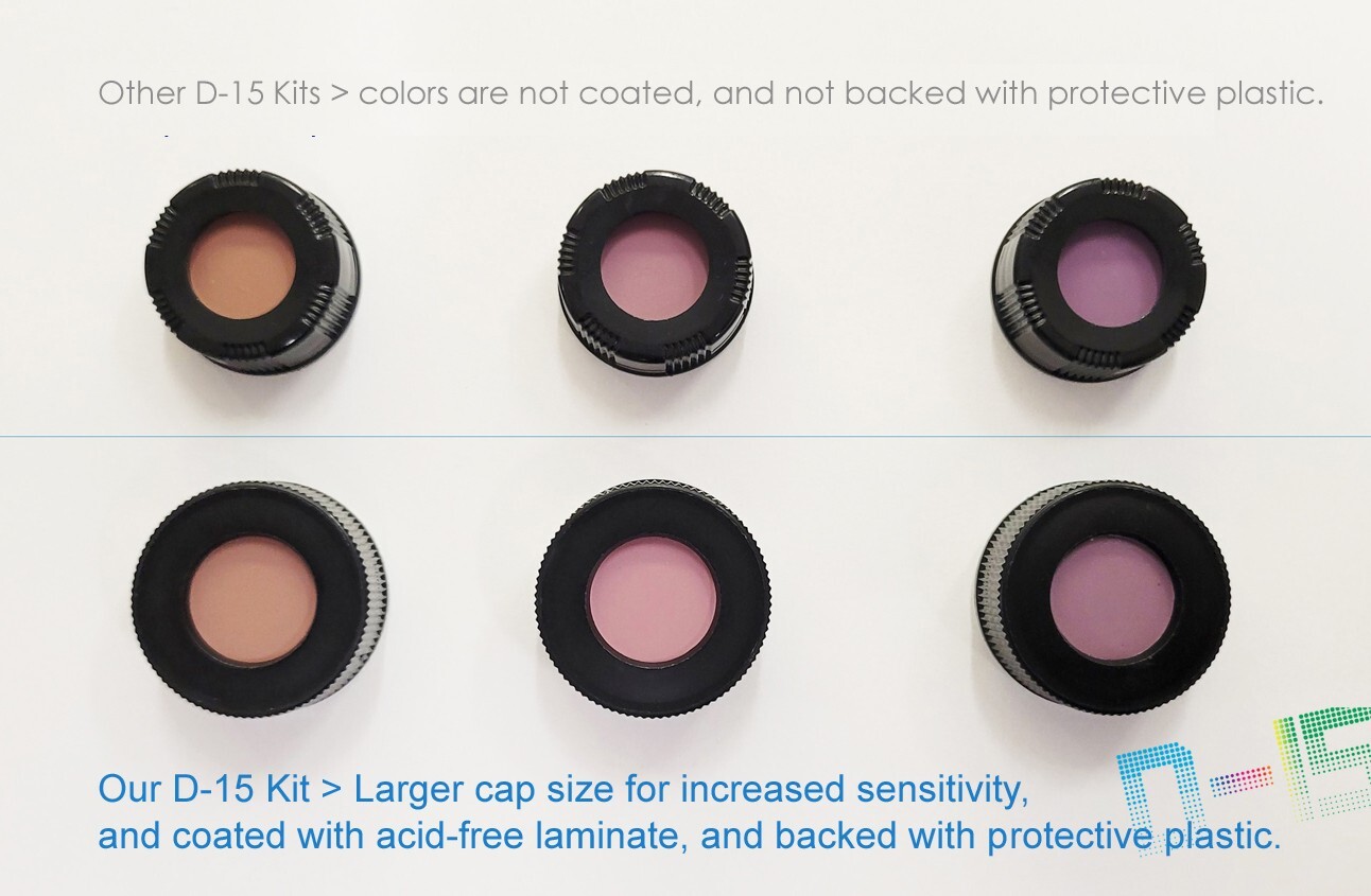 Farnsworth Munsell D-15 Color Vision Test. Includes test sheet, & manual. NEW!