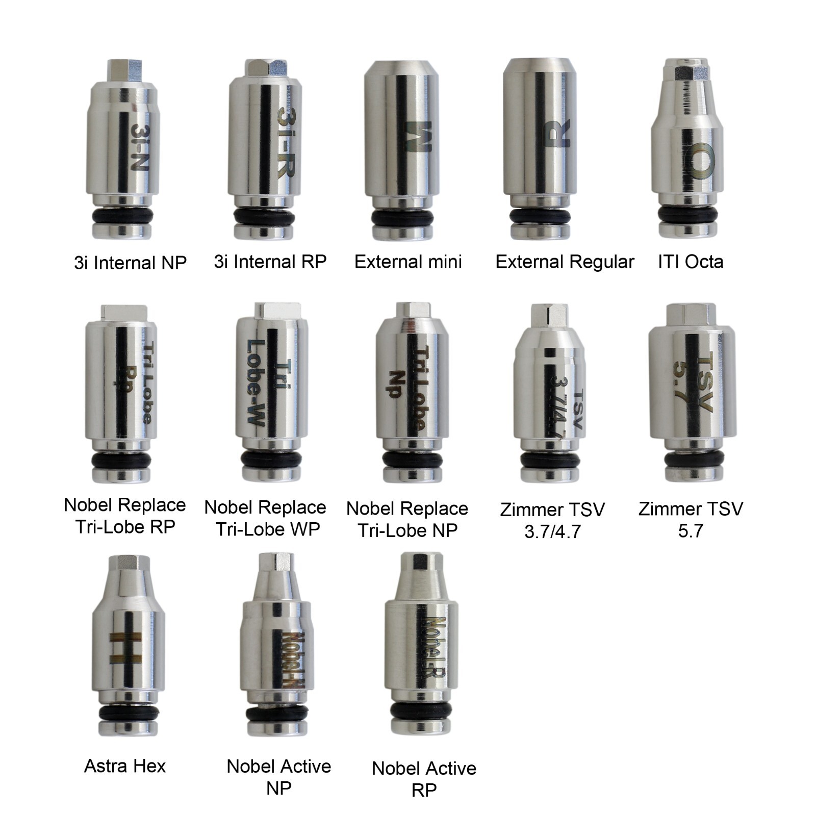 MCT Implant Fixture & Screw Removal Master Kit FSRK-02 Reverse Drill Universal