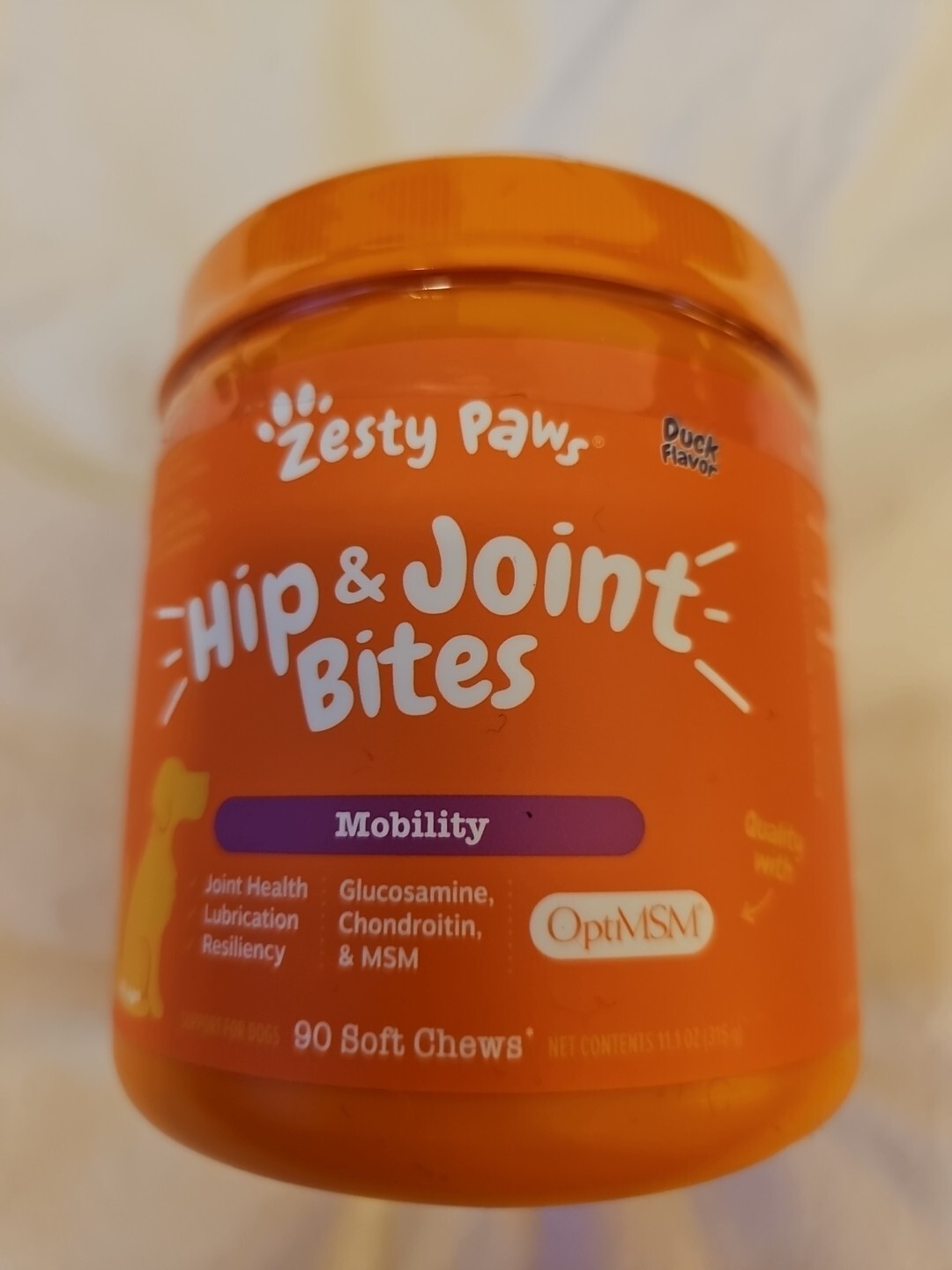 Zesty Paws Hip Joint Mobility Bites - 90 Chews Ex 7/25