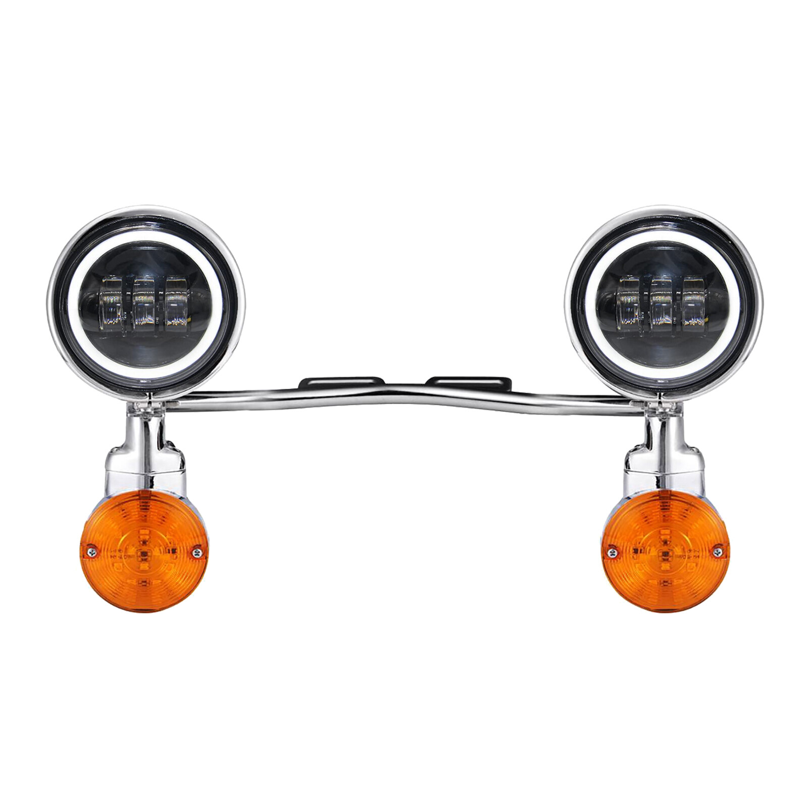 7" LED Headlight + Passing Lights For Honda Shadow ACE Spirit VT 750 1100 VTX