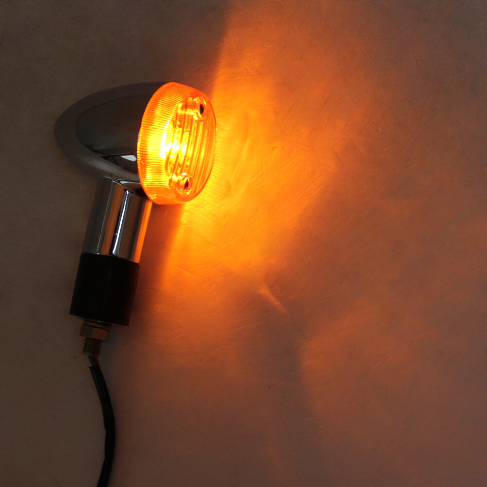 2PCS Turn Signal Lights Amber Blinker For Honda Shadow VT750 VT1100 VT1100 C C2