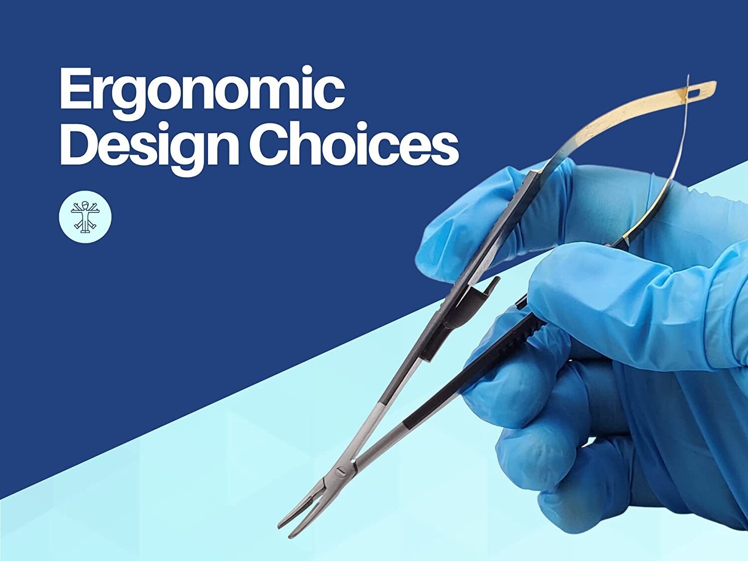 Castroviejo 5.5 inches Micro Needle Holder Driver With TC Curved ARTMAN