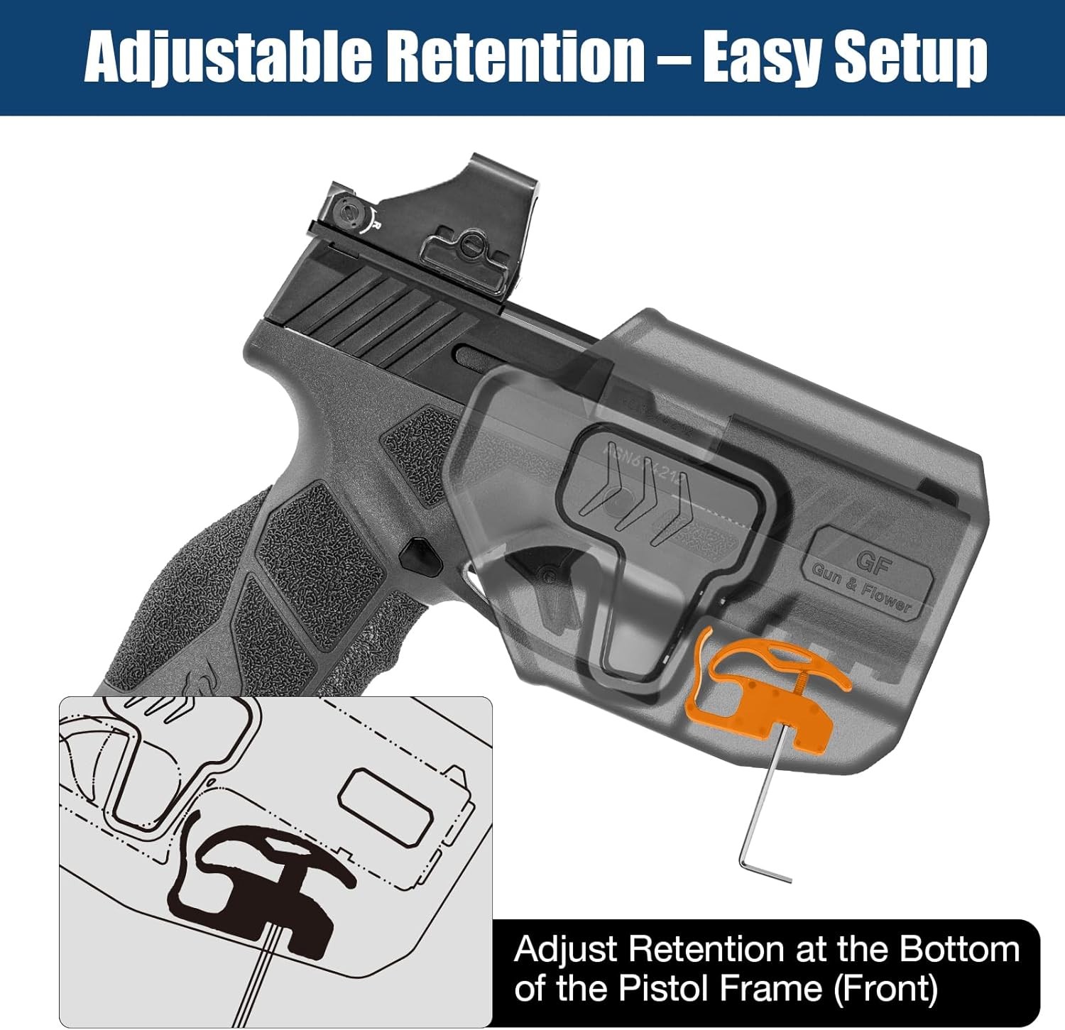 OWB Holster for Taurus GX2,Level II Outside Waistband Holster,RDS Ready