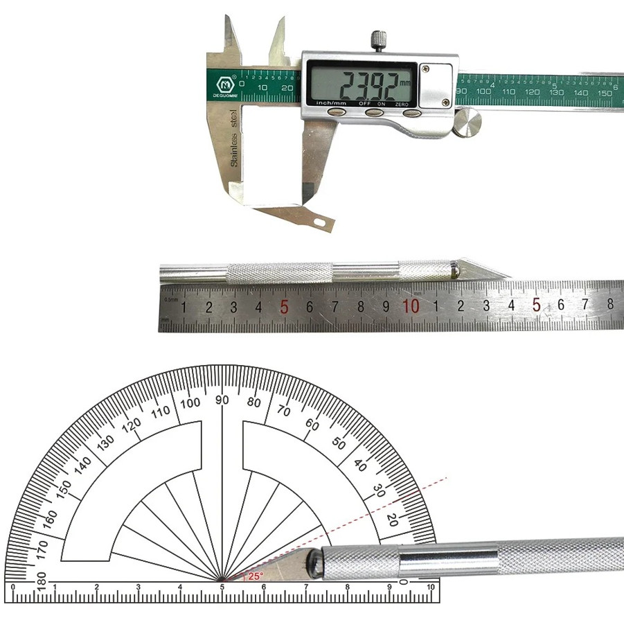 1set Aluminum Alloy Carving Knife DIY Art Cutting Tool Kit - Making Art Knife