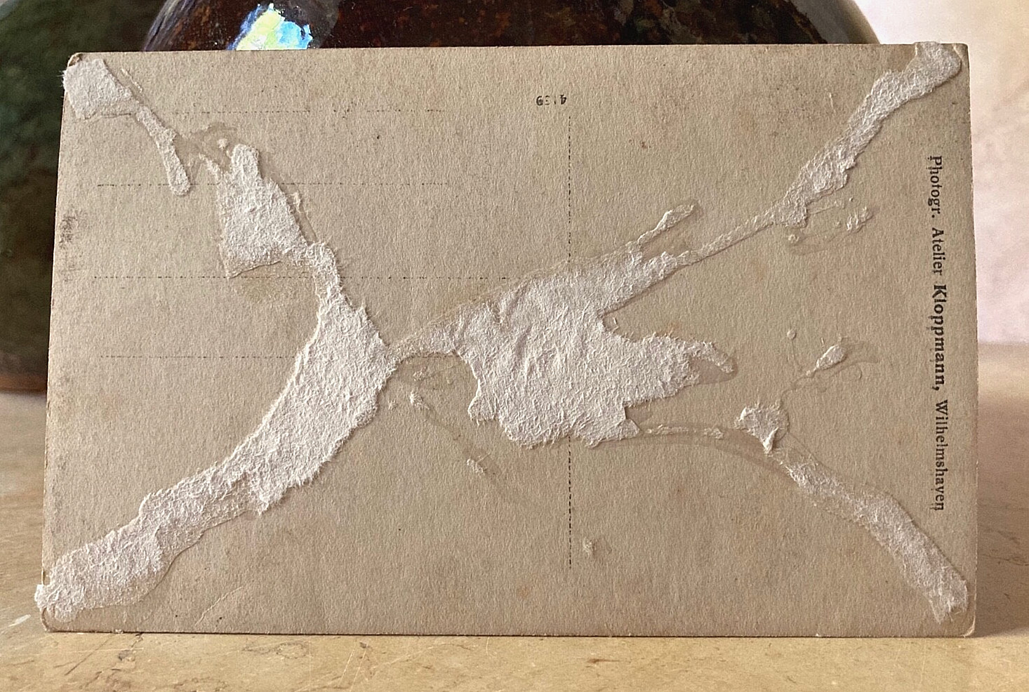 POST-WWI GERMAN FREIKORPS BATTLE of THOUSAND MAN BARRACKS PHOTO POSTCARD RPPC.