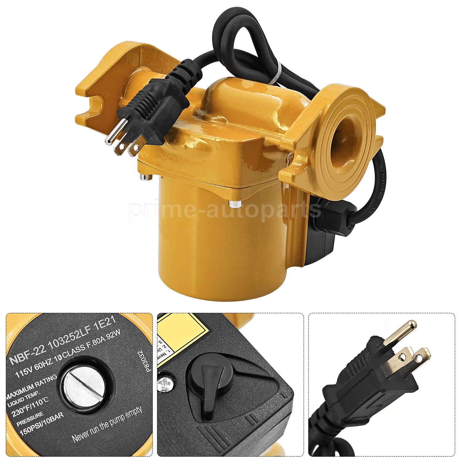 For Bell & Gossett 103252 Model Nbf-22 Lead-Free Wet Rotor Circulator Pump NEW