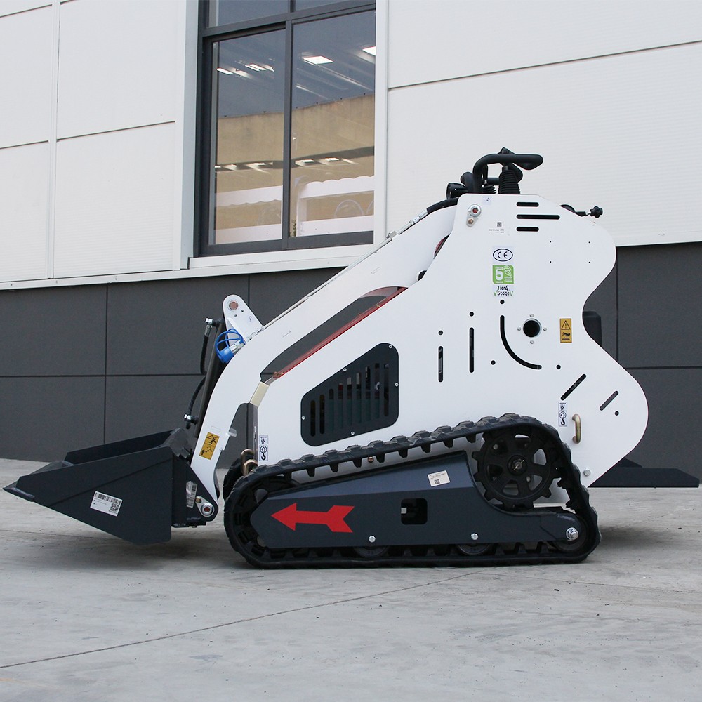 B&S Engine Mini Skid Steer Track Loader Crawler with 2 Attachments