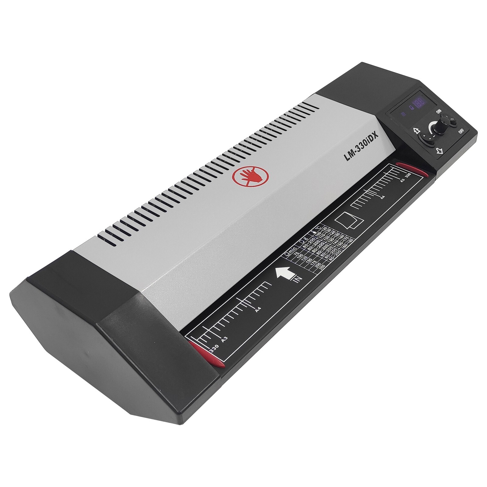 A3 Commercial Thermal Laminator 4 Rolls Pouch Film Hot&Cold Laminating Machine