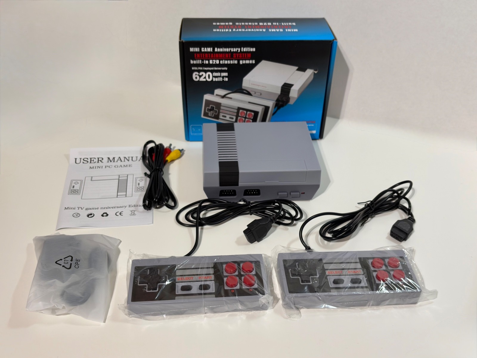Mini NES Gaming Console w/ 620 Nintendo & Atari Games - Anniversary Edition NEW