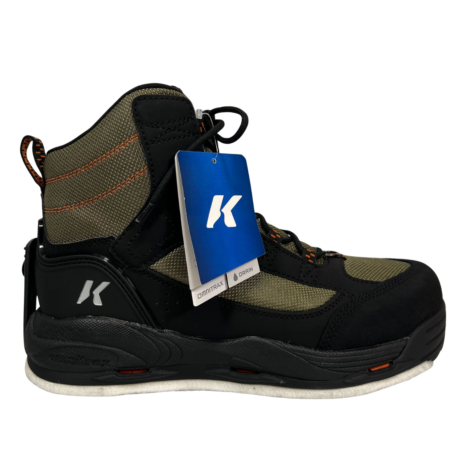 KORKERS Greenback Wading Boots Felt Sole Only Men’s Size 13