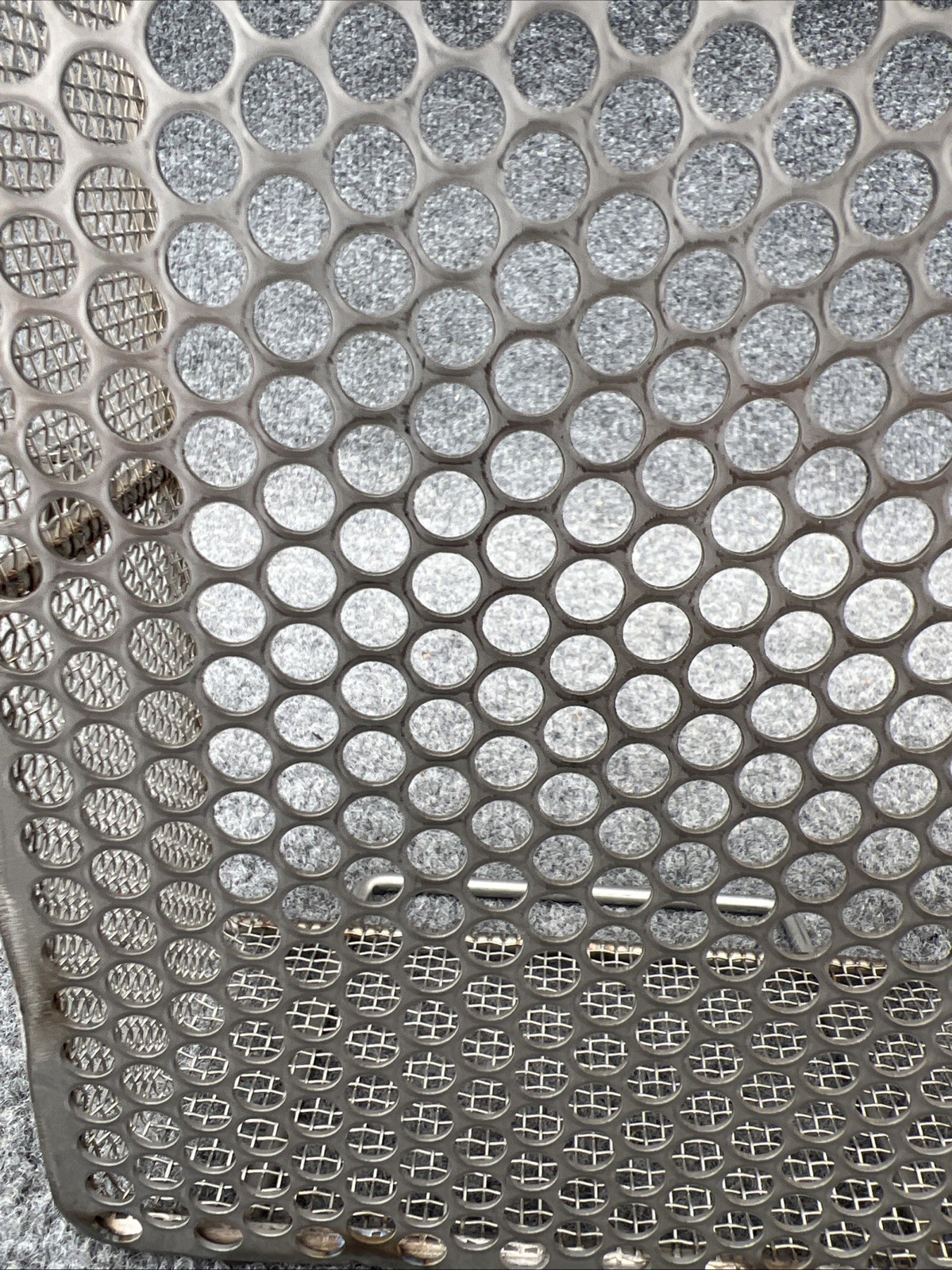 Stainless Steel Mesh Rectangular Washing Basket, 9” L x 7” W x 3.25” H New Other