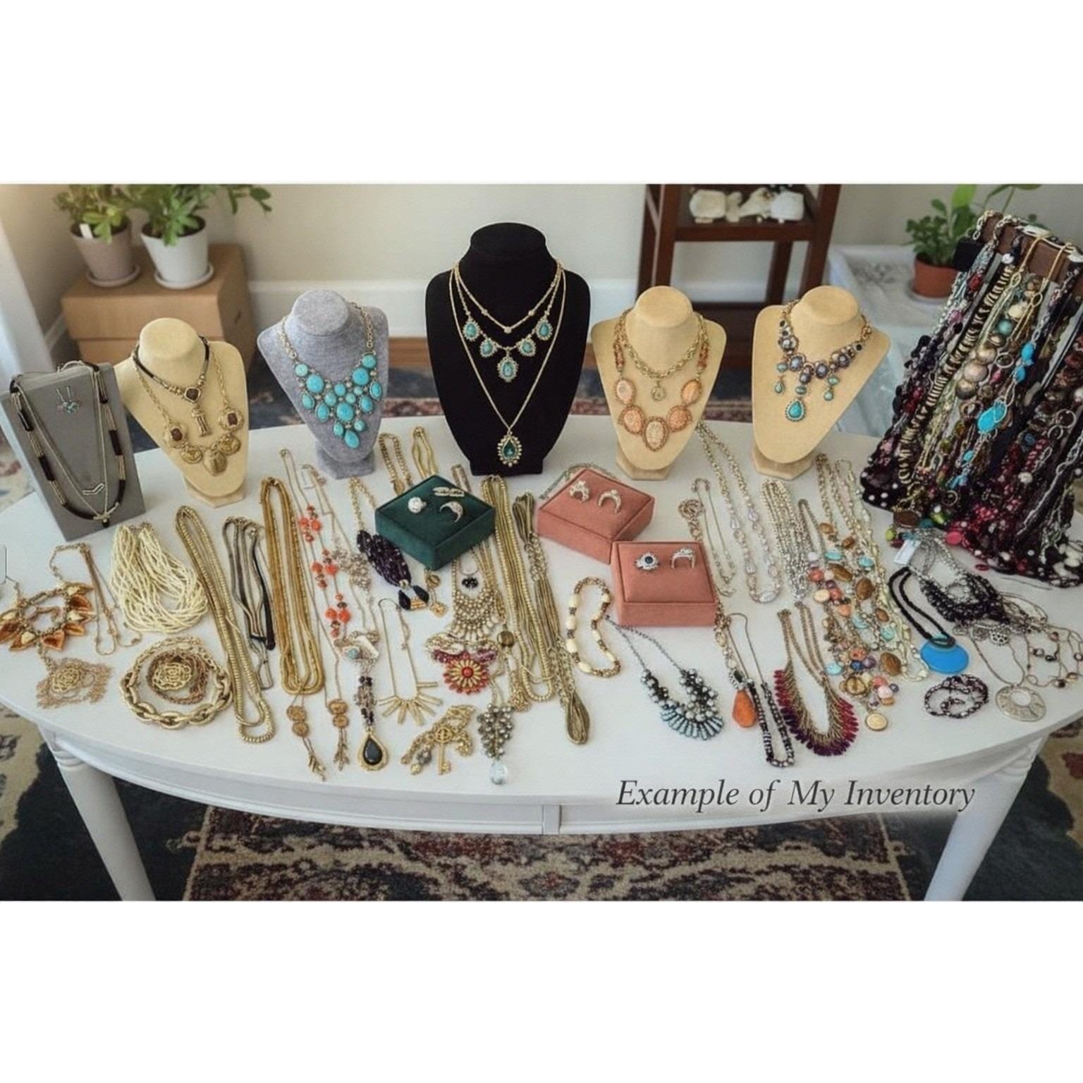Vintage to now mixed jewelry lot wear resale craft - SURPRISE!