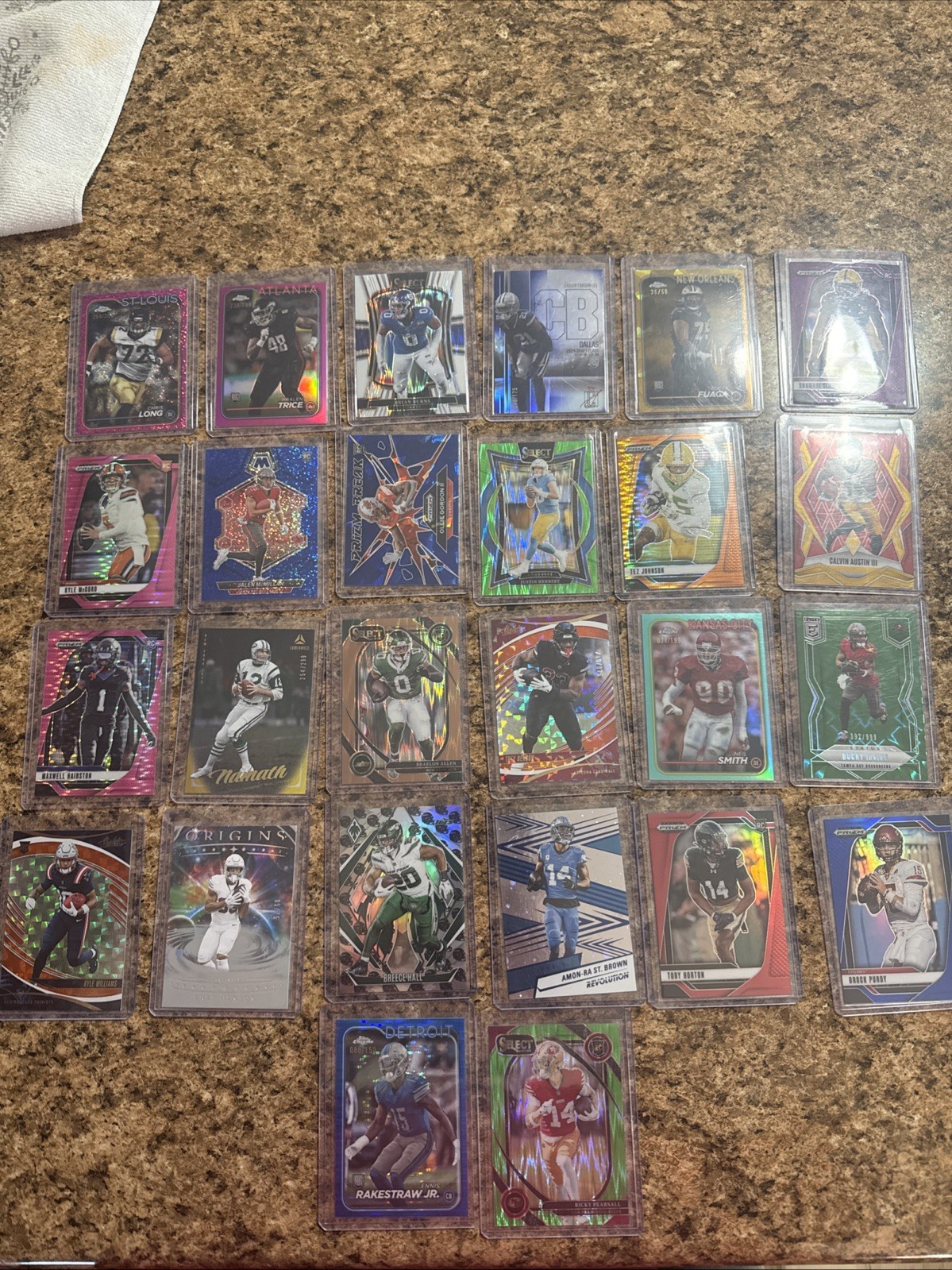 26 Card NUMBERED LOT! Rookies And Low Numbers Included!