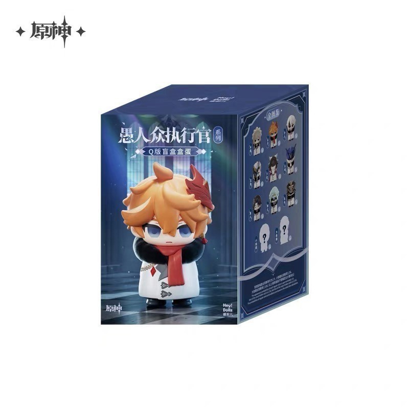 Mihoyo Genshin Impact Fatui Harbingers Chibi Figures Blind Box Confirmed Toy@