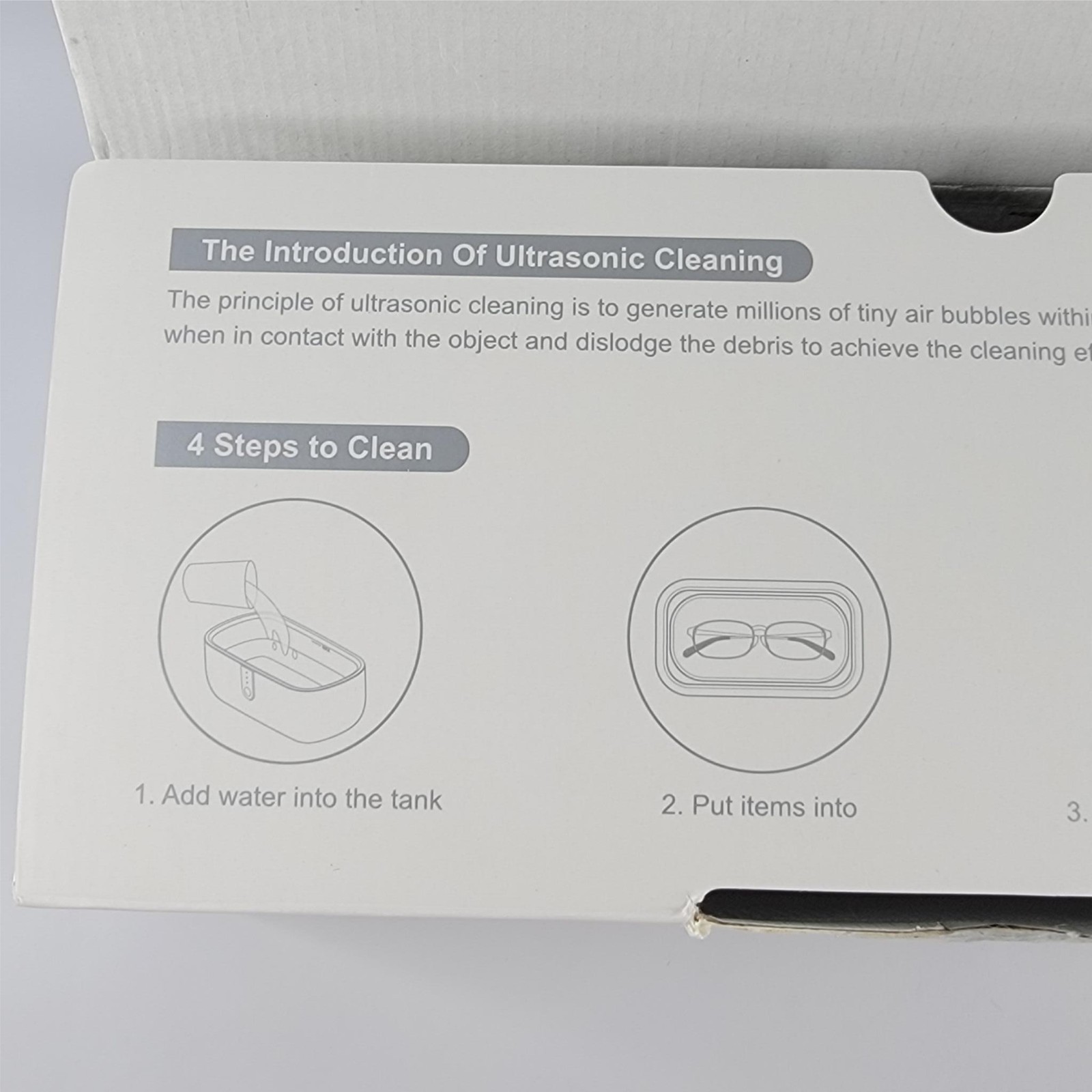 Umimile W1-U1-3 Ultrasonic Cleaner Compact Portable Jewelry Eyeglasses Watch