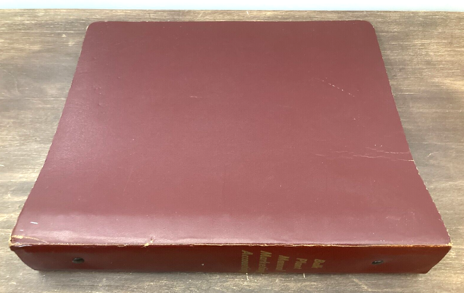 Vintage 50s FLYING-A TIDEWATER OIL Co. EMPTY Book BINDER Veedol Tydol Gas Manual