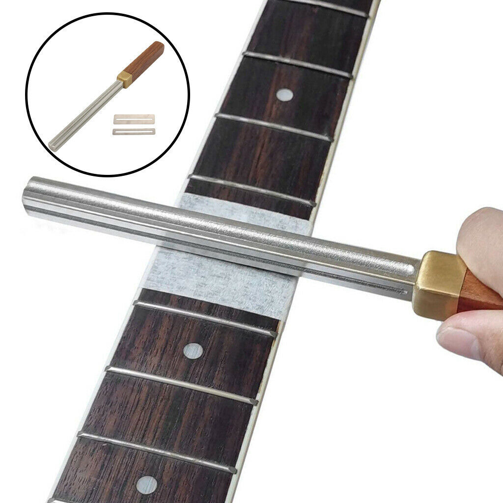 4-Slot Guitar Fret Crowning File Fretboard Diamond Coating Repair Dress Tool t