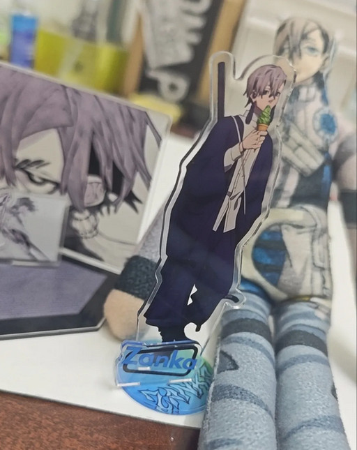 4Pcs/set Gachiakuta Rudo Enjin Zanka Riyo Rubion Acrylic Figure Model 10Cm..