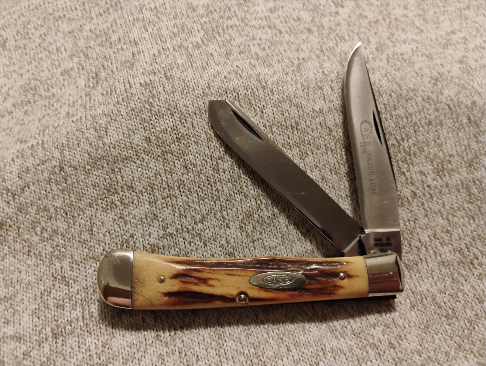 1976 CASE XX 5254 SSP STAG RAZOR EDGE TRAPPER